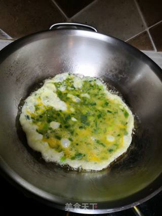 Scrambled Eggs with Scallions recipe