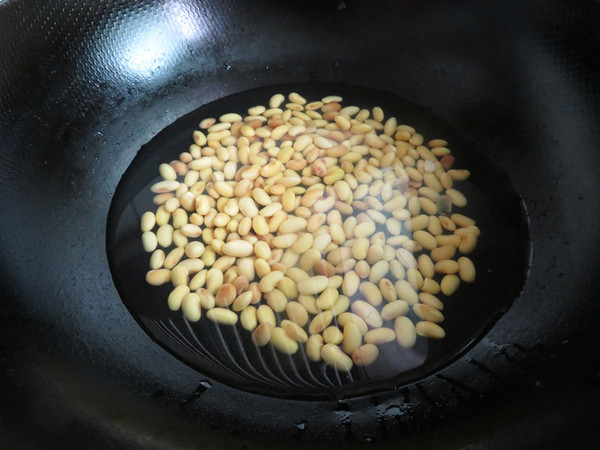 Mustard Greens Mixed with Soybeans recipe