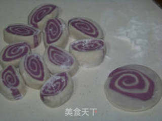 Purple Sweet Potato Custard Bun recipe