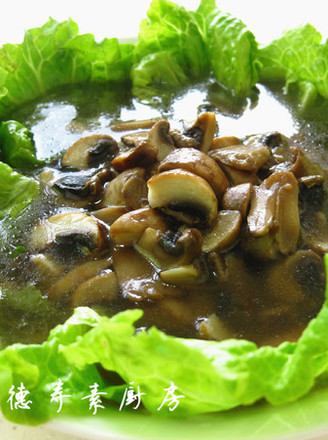 Steak Mushroom Lettuce Soup recipe