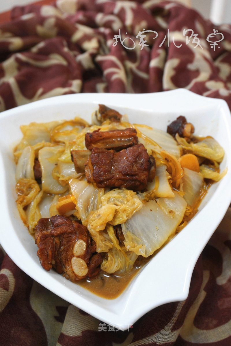 Braised Pork Ribs and Cabbage