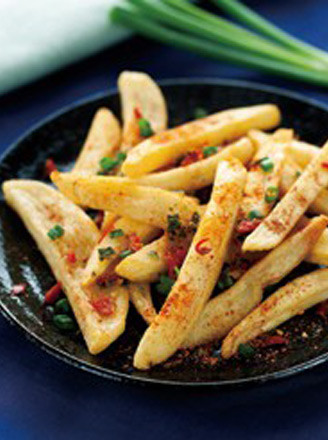 Asian Spicy Fries recipe