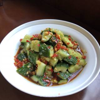 Sour and Spicy Appetizing Cucumber recipe