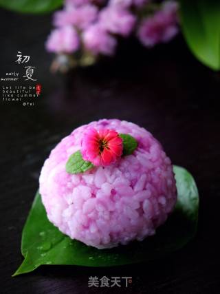 Purple Sweet Potato Rice Ball recipe