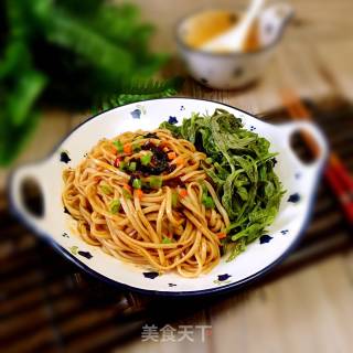 #春食野菜香#chilled Toon Noodles recipe