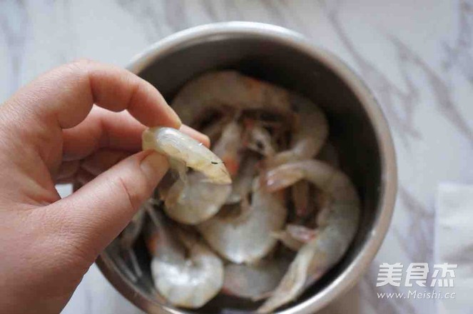 Grilled Shrimp with Garlic Vermicelli recipe