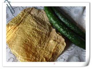 Cucumber with Bean Curd recipe