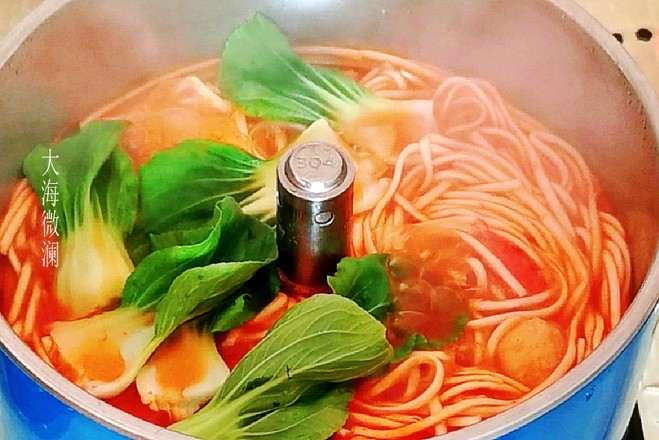 Tomato Hot Pot Noodles recipe