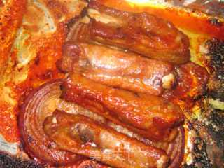 Grilled Pork Ribs with Garlic Sauce recipe