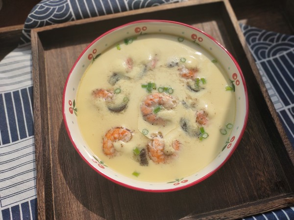 Seafood Steamed Egg recipe