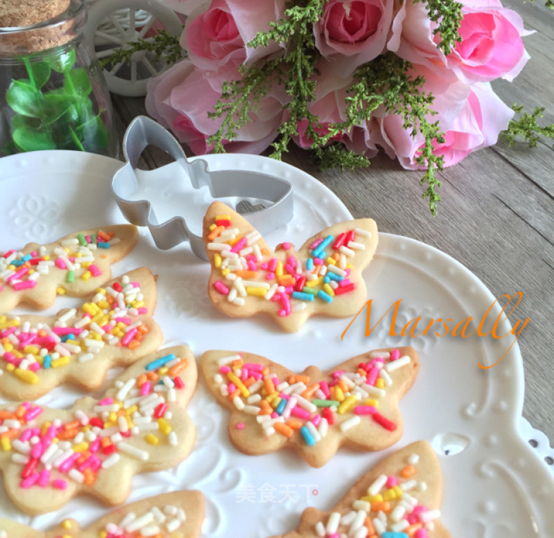 Colorful Butterfly Cookies recipe