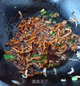 Stir-fried Leek with Fragrant Pork recipe