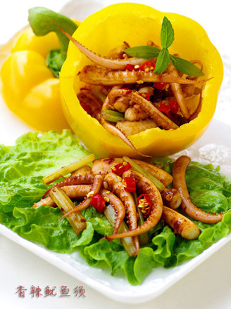 Spicy Squid Whisk recipe