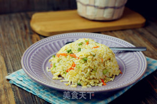 Garlic Egg Fried Rice recipe