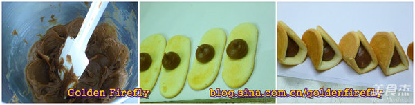 Golden Ingot Cake with Red Bean Paste recipe