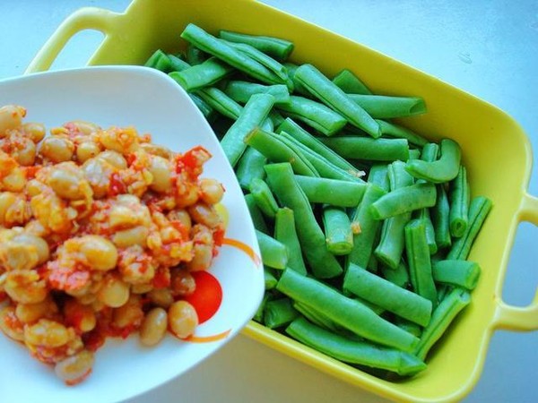 Steamed String Beans with Soy Chili Sauce recipe