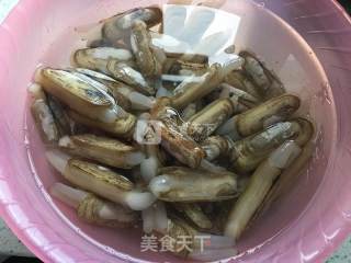 Spicy Fried Razor Clam recipe