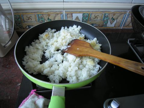 Whitebait Fried Rice recipe