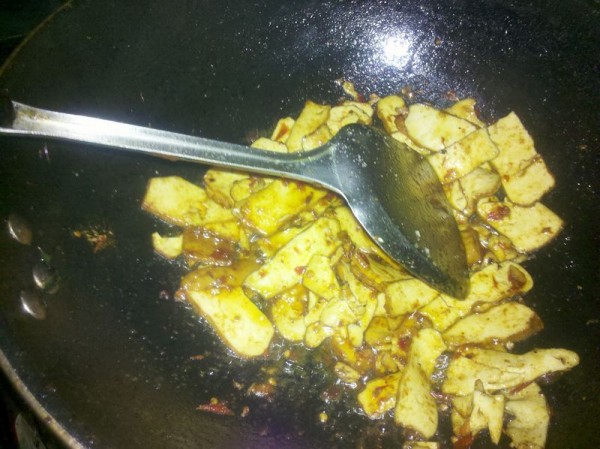 Fragrant Dried Green Peppers recipe