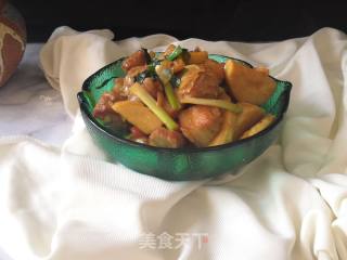 Braised Pork Belly with Winter Bamboo Shoots recipe