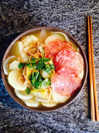 Nutritious Soup Hot Pot Noodles recipe