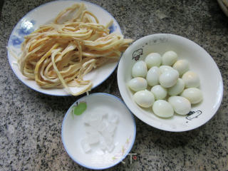 Braised Quail Eggs with Bamboo Shoots recipe