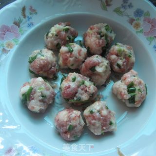 Lean Meatball Soup----- Soup with Fresh Meat and Waxy recipe