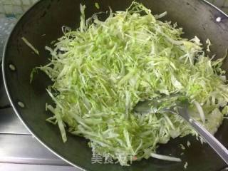 Fried Rice with Cabbage, Shrimp and Egg recipe