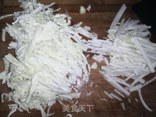 #快手素菜#shredded Cabbage in Oyster Sauce recipe