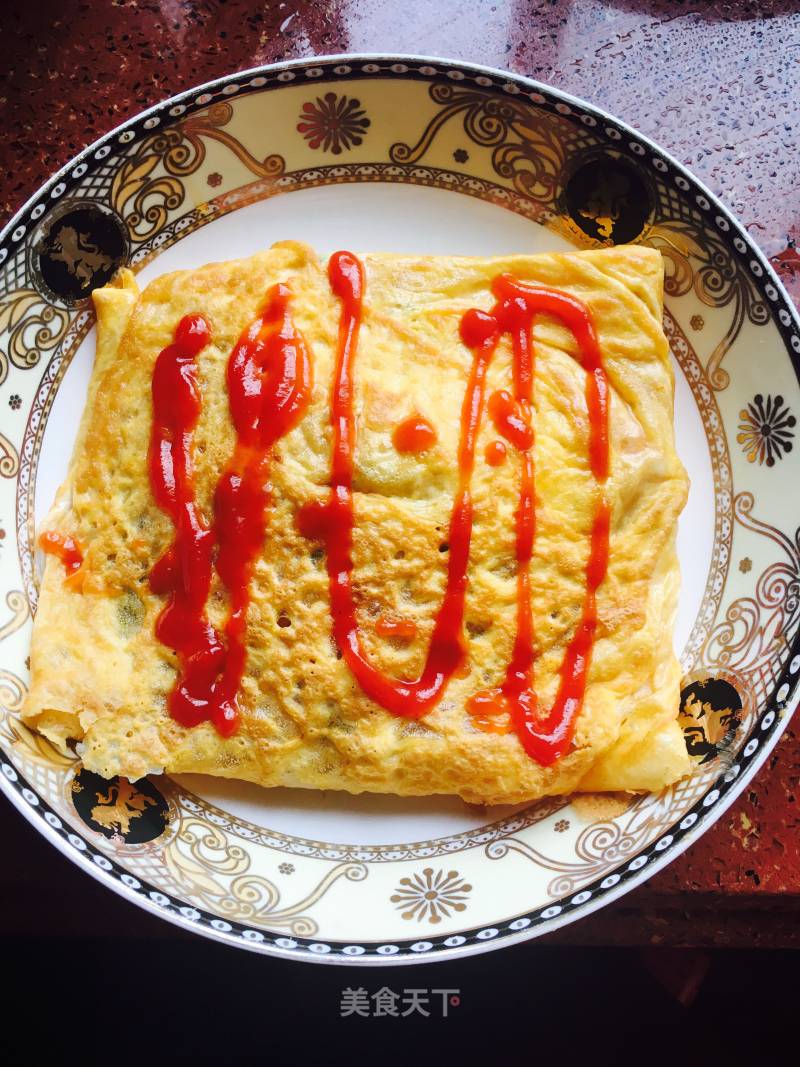 Shrimp Omelet Rice recipe