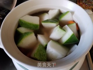 Barley, Red Beans and Winter Melon Soup recipe