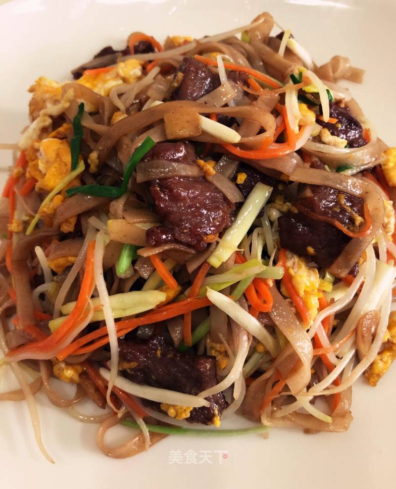 Stir-fried Niuhe recipe