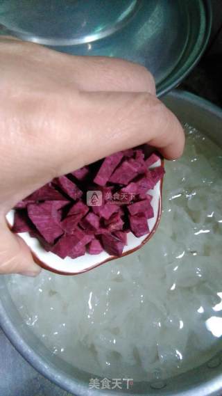 Purple Sweet Potato Tremella recipe