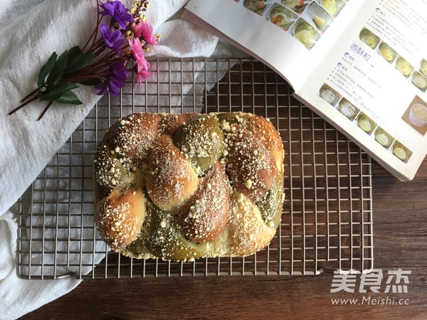 Bread Machine Version Crispy Three-color Braid Toast recipe