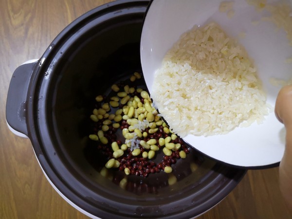 Two Bean Rice Congee recipe