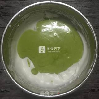 #aca烤明星大赛# Spinach Chiffon Cake (8 Inches) recipe