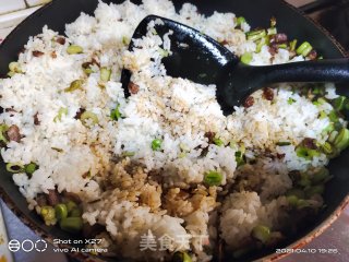 Fried Rice with Barbecued Pork and Garlic Sprouts recipe