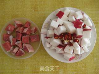 Beef Roast with Radish recipe