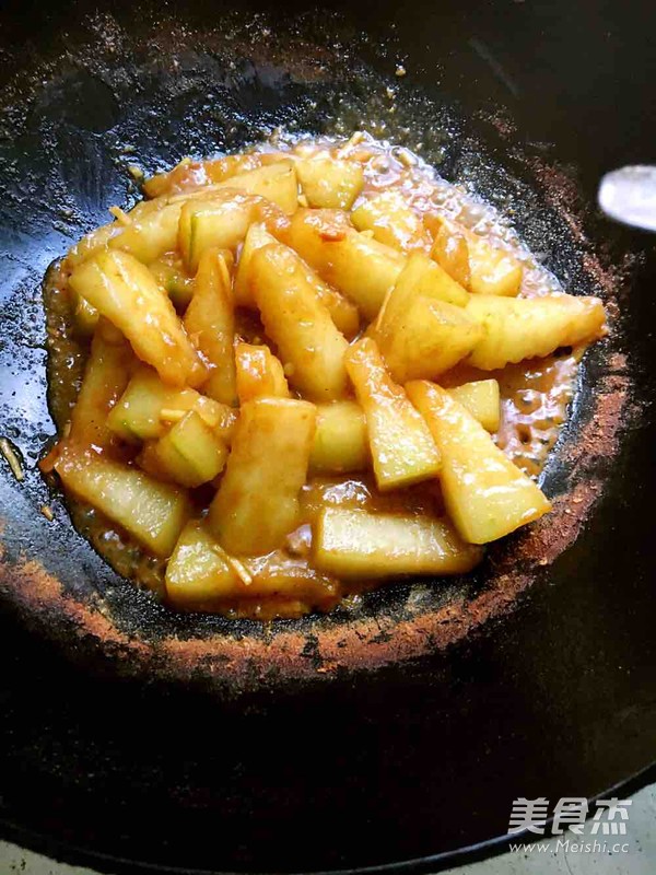Roasted Winter Melon with Sauce recipe