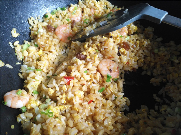 Fried Rice with Shrimp Xo Sauce recipe