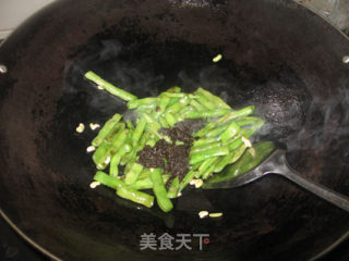 [creative New Dishes] Fried Green Beans with Olive Vegetables recipe