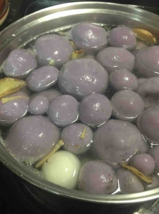 Purple Sweet Potato and Mung Bean Gnocchi