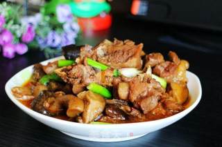 Braised Chicken with Mushrooms recipe