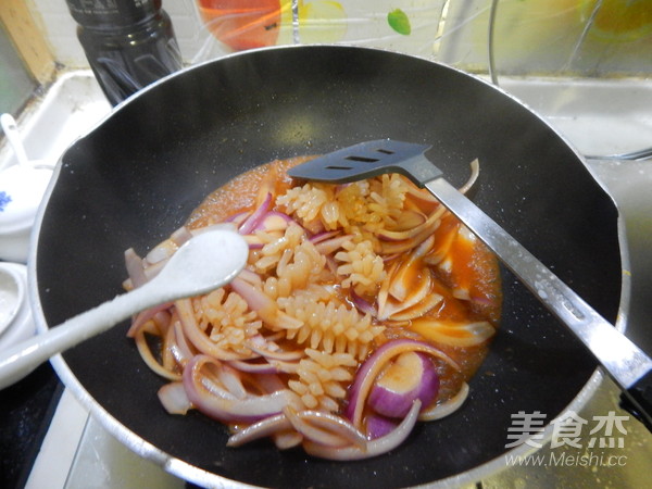 Stir-fried Squid Flower with Sweet Chili Sauce recipe