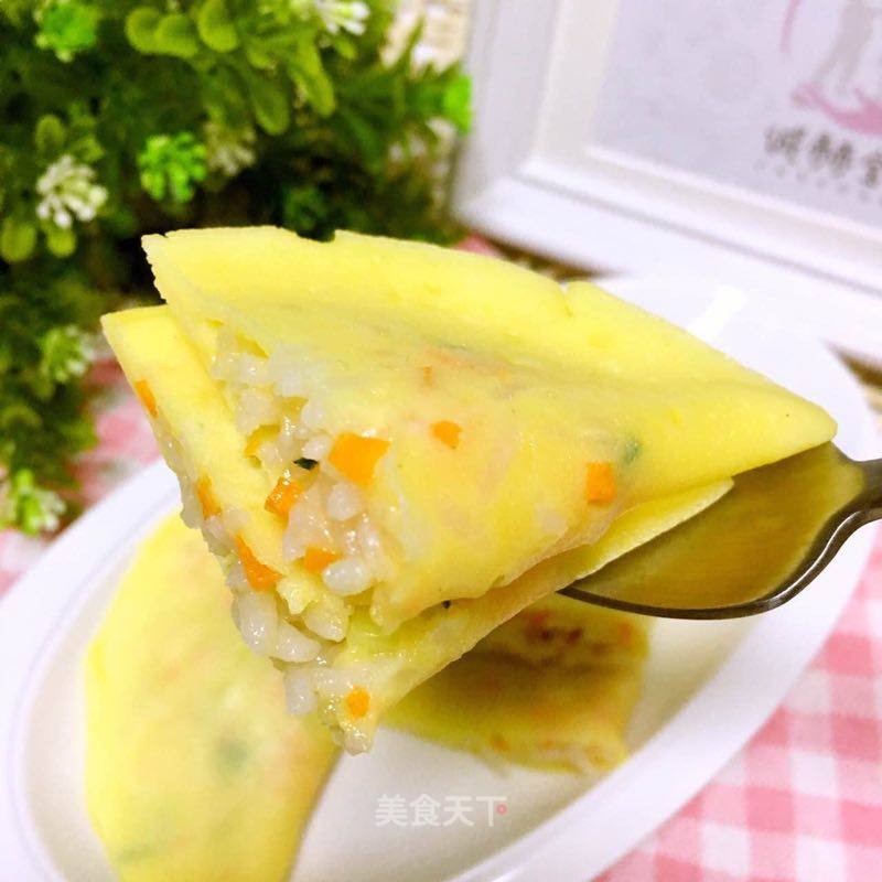 Baby Food Supplement Egg Dumpling Rice, Do You Like It? recipe