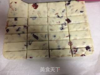 Cranberry Peanut Nougat recipe