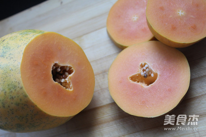 Papaya Coconut Milk Jelly recipe