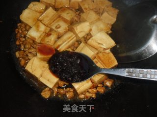 Tofu with Minced Pork in Soy Sauce recipe