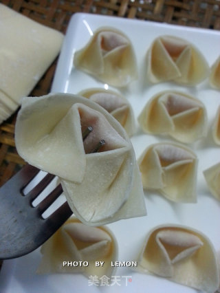 Step by Step-shrimp Wanton with Official Hat recipe