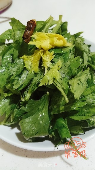 Celery Leaf Salad recipe
